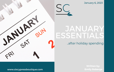 January Essentials : After Holiday Spending