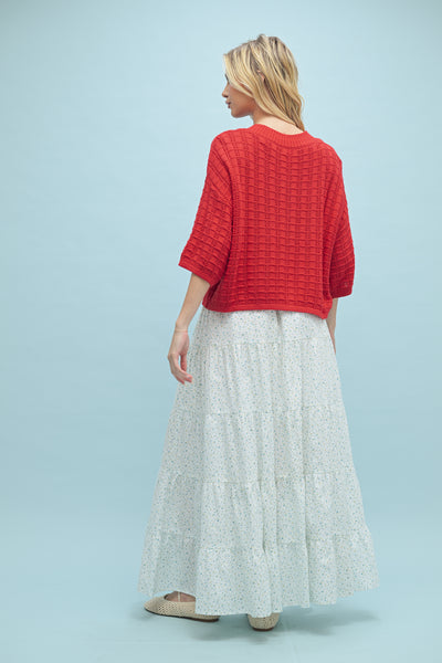 Poppy Button Up Knit Sweater