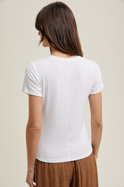 Paisley Scoop Neck Knit Top