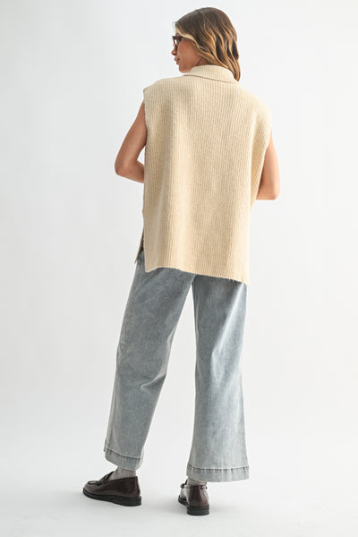 Linds High Neck Sweater Vest