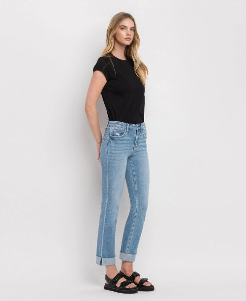 Destin High Rise Mini Bootcut Denim