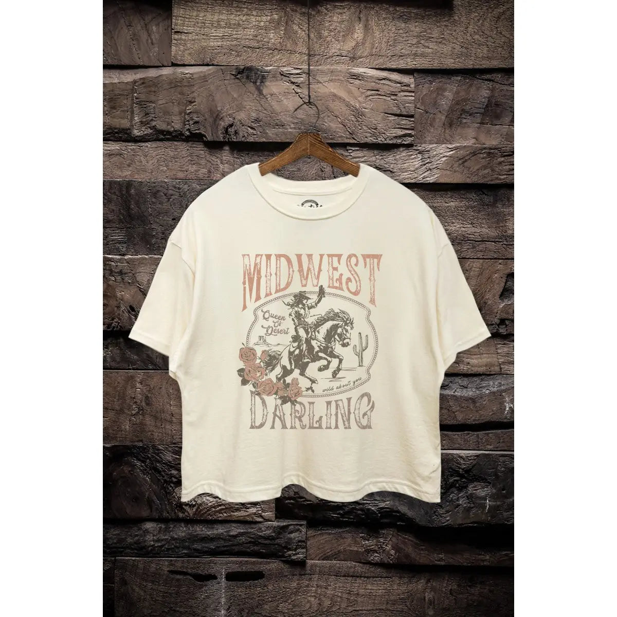 Midwest Darling Oversized Crop Tee