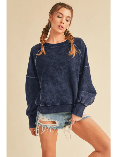 Marelle Vintage Wash Sweatshirt