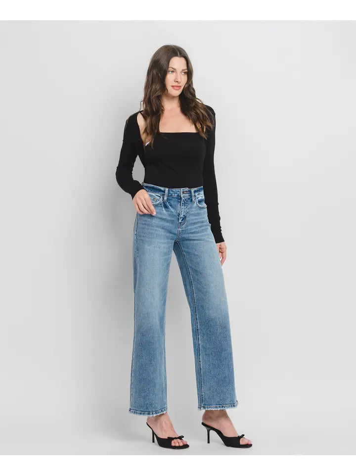 Knox High Rise Wide Leg Denim