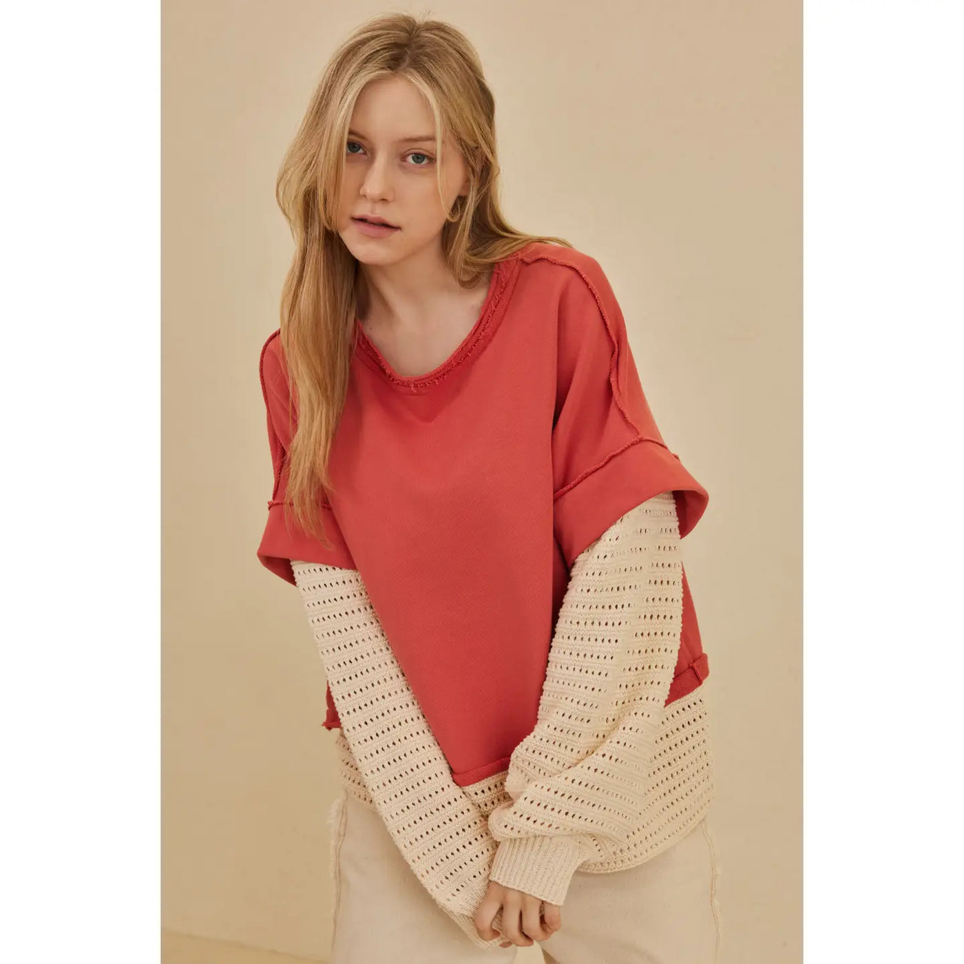 Lily Layered Knit Sweater