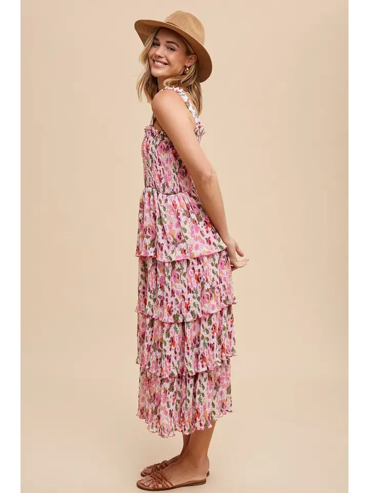 Marion Printed Tiered Maxi Dress