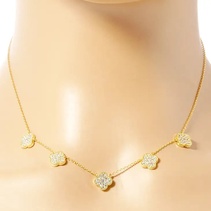 Clover Charms Necklace