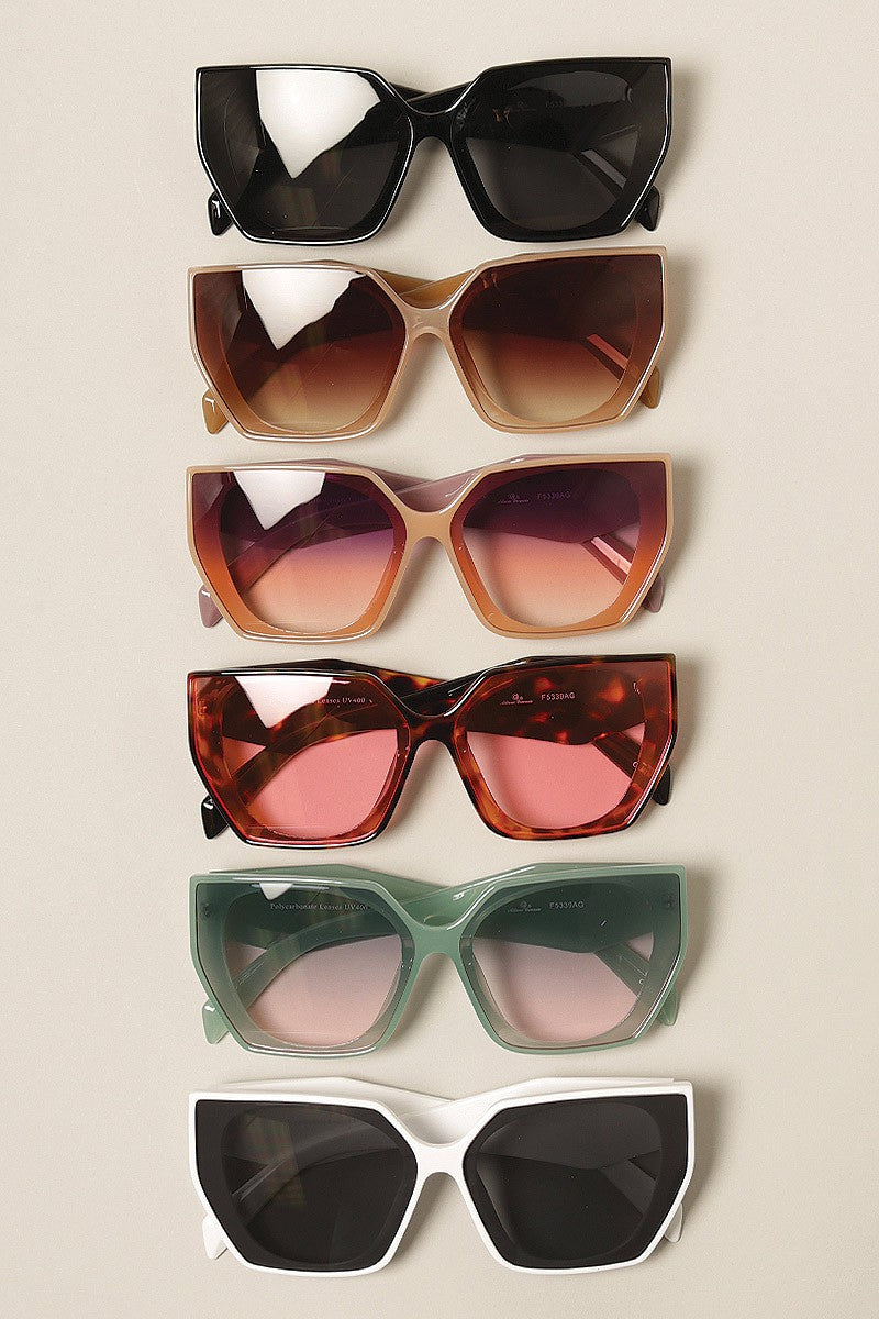 Cayman Cat Eye Rectangular Sunnies