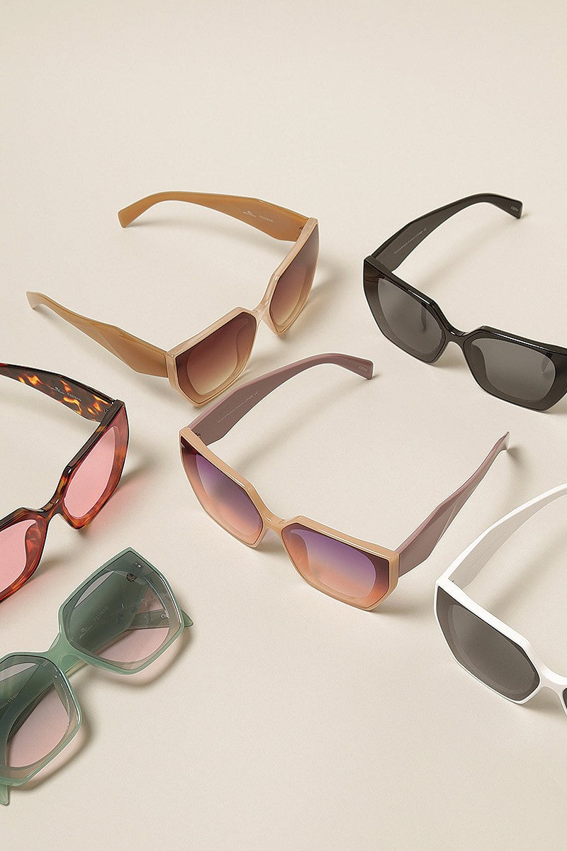 Cayman Cat Eye Rectangular Sunnies