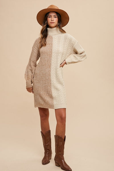 Molly Turtleneck Sweater Dress