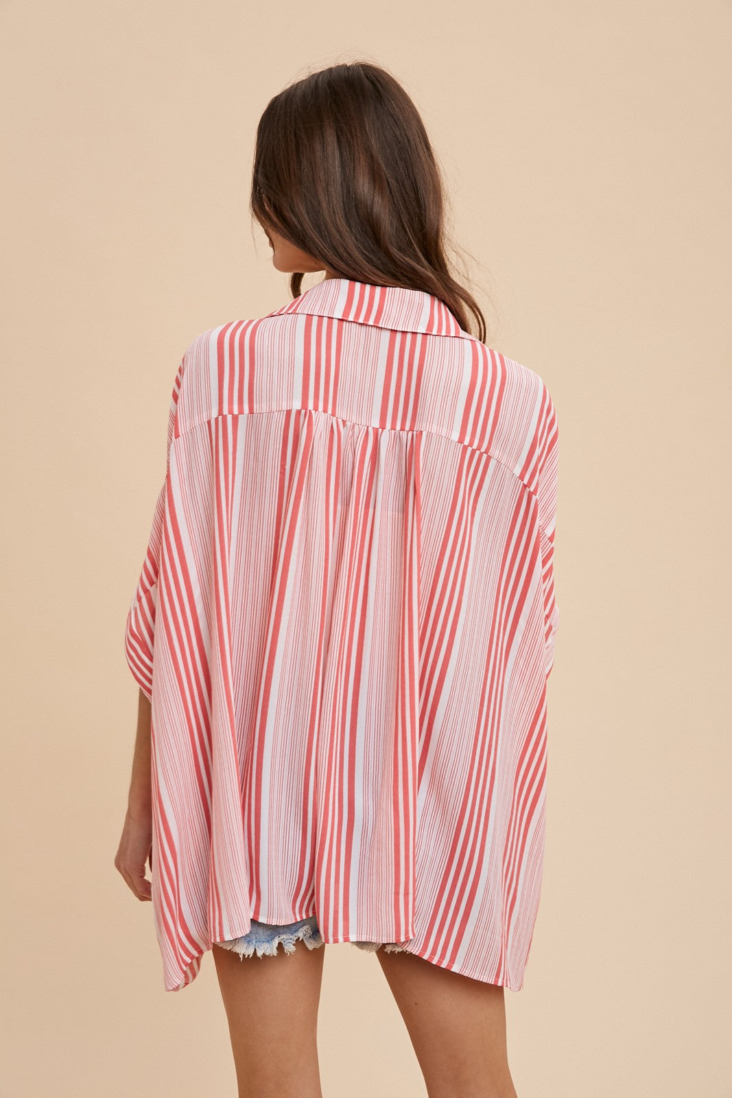 Ada Oversized Striped Blouse