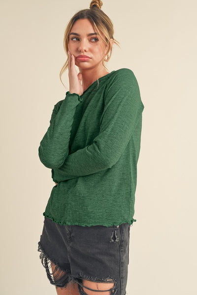 Effortless Basic Long Sleeve top