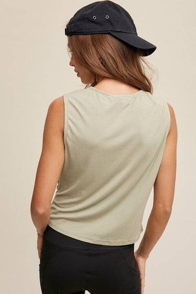 Chelle Cinched Detail Tank