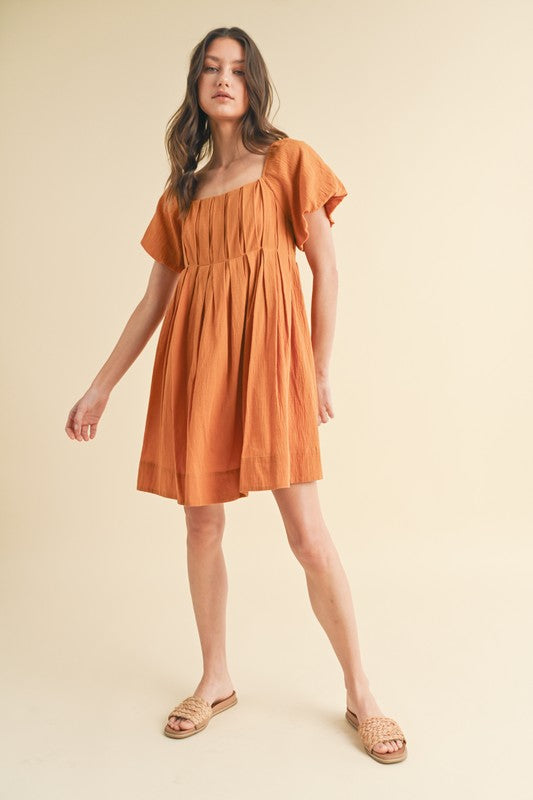 Allison Back Tie Mini Dress