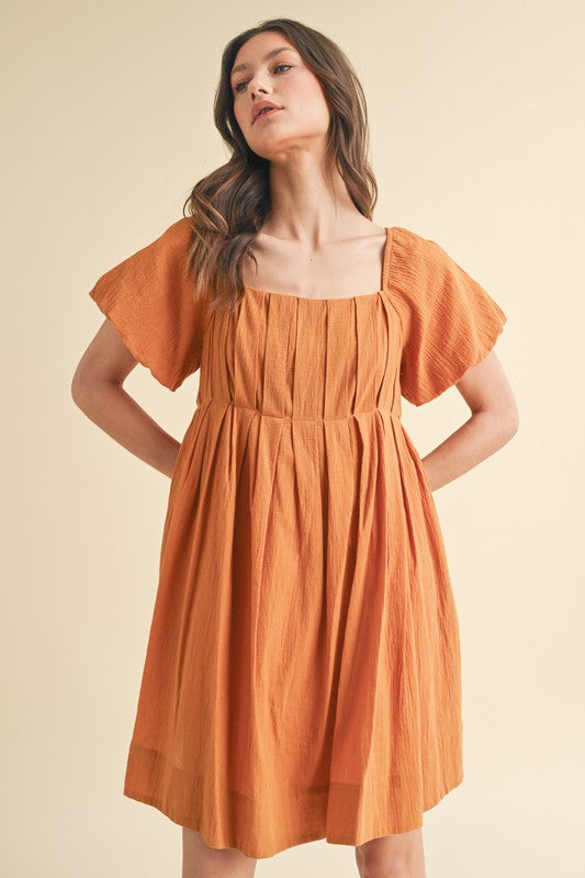 Allison Back Tie Mini Dress