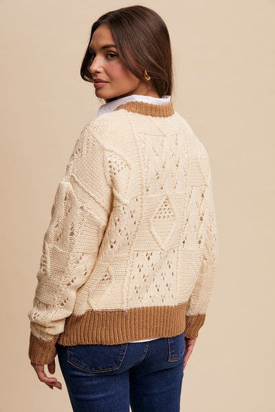 Abigail Embroidered Detail Sweater