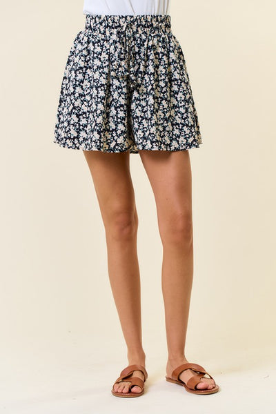 Shelly Printed Drawstring Short