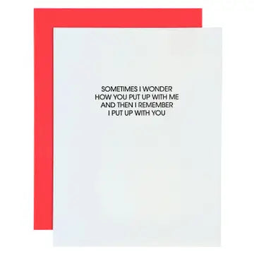 LOL Cheese Letterpress Greeting Cards