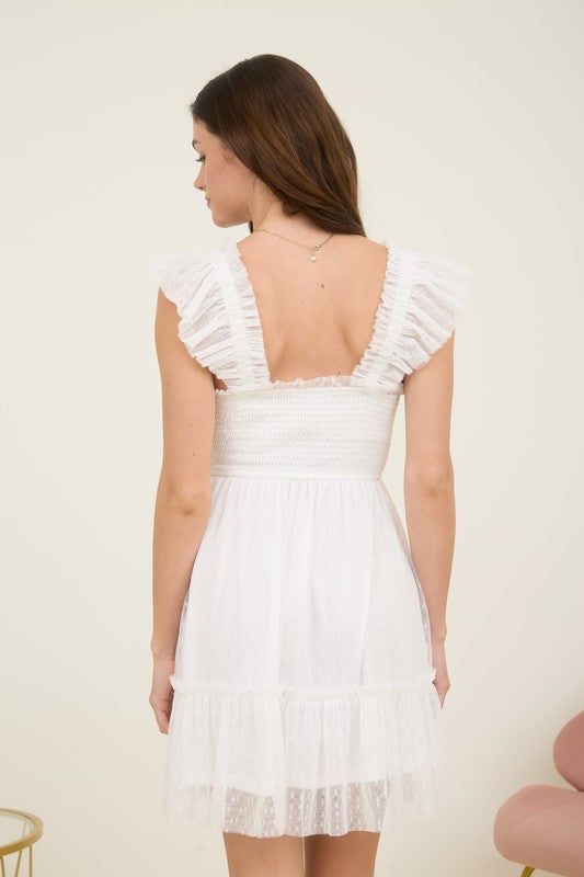 Tulip Chiffon Mini Dress