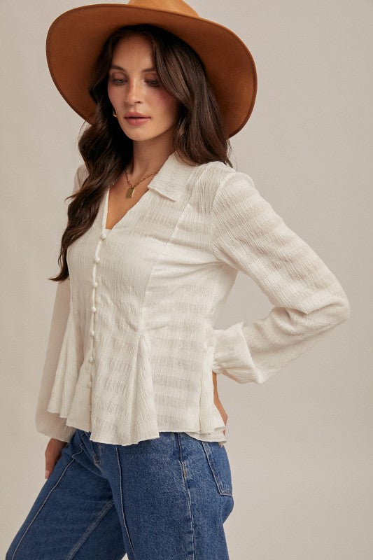 Wendy Flowy Knit Blouse
