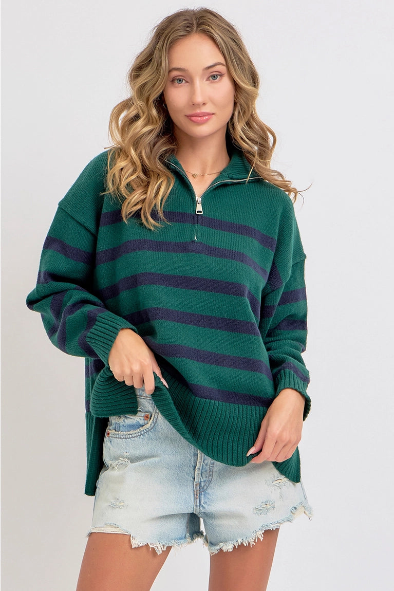 Everly Essential Half Zip Sweater