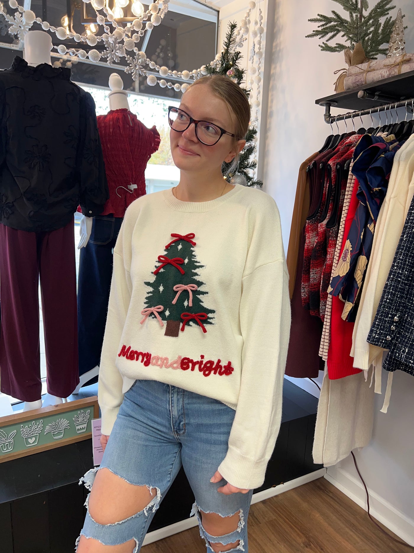 Merry & Bright Tree Sweater