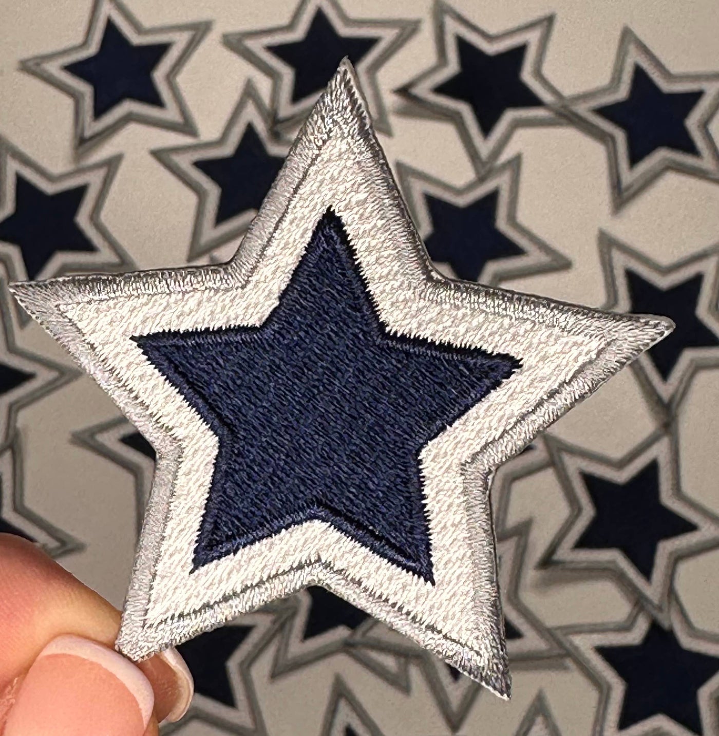 Aloe and Milk Boutique - Star Dallas Cowboys, football, cheer patch, sports patch