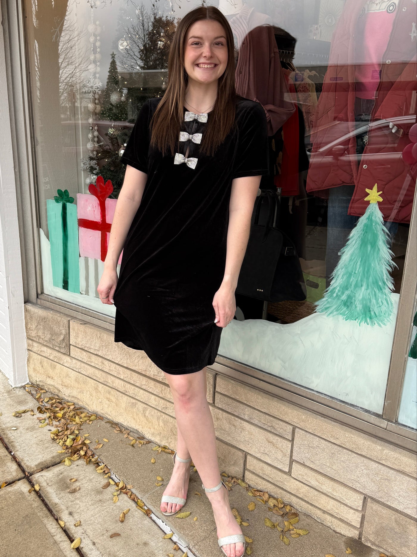 Sailor Bow Detail Mini Dress