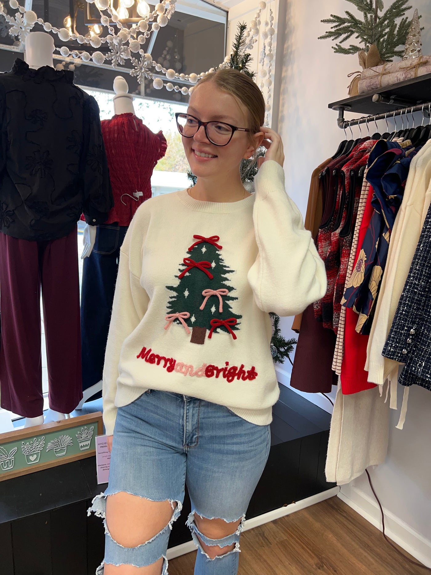 Merry & Bright Tree Sweater