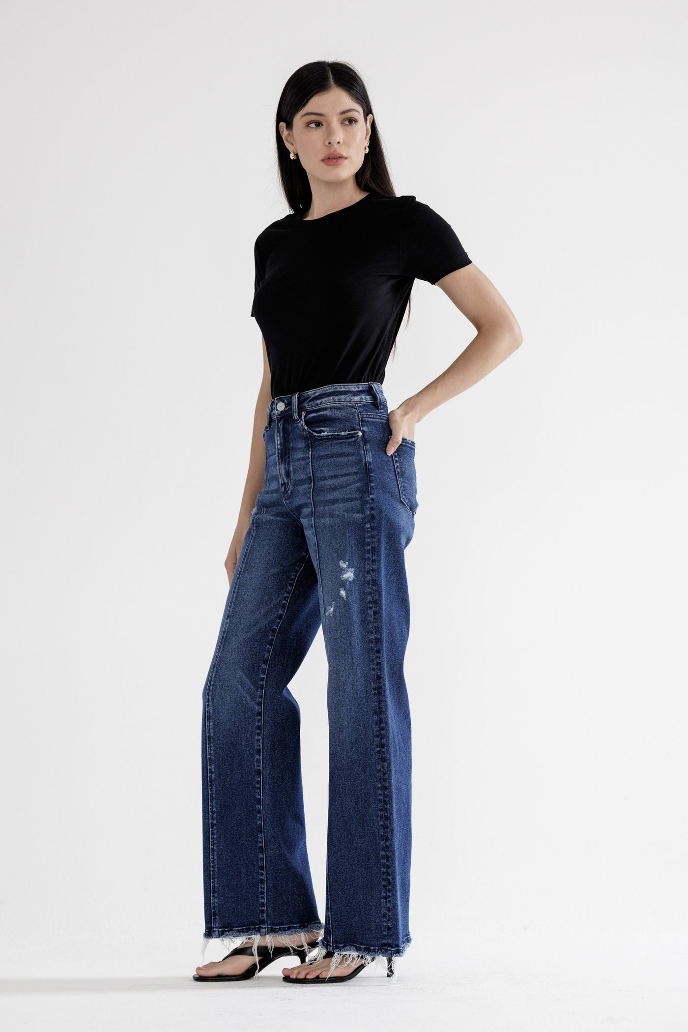 Berkley Super High Rise Wide Leg Denim