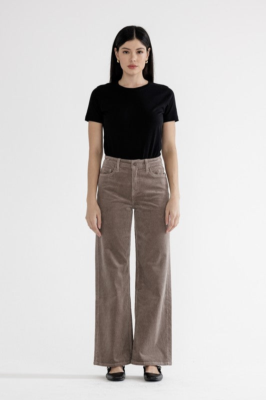 Aspen Corduroy Wide Leg Denim