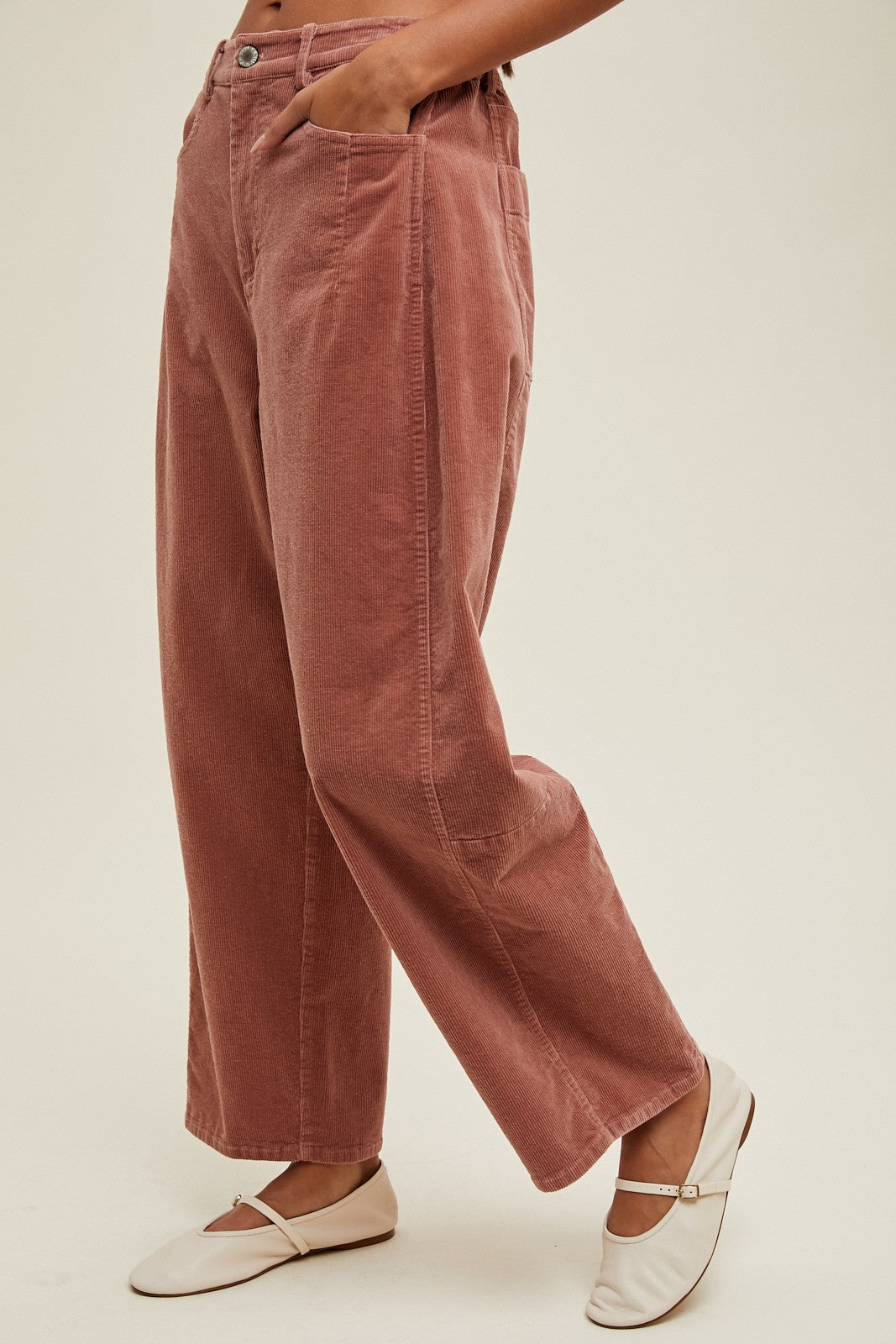 Emerson Wide Leg Corduroy Bottoms