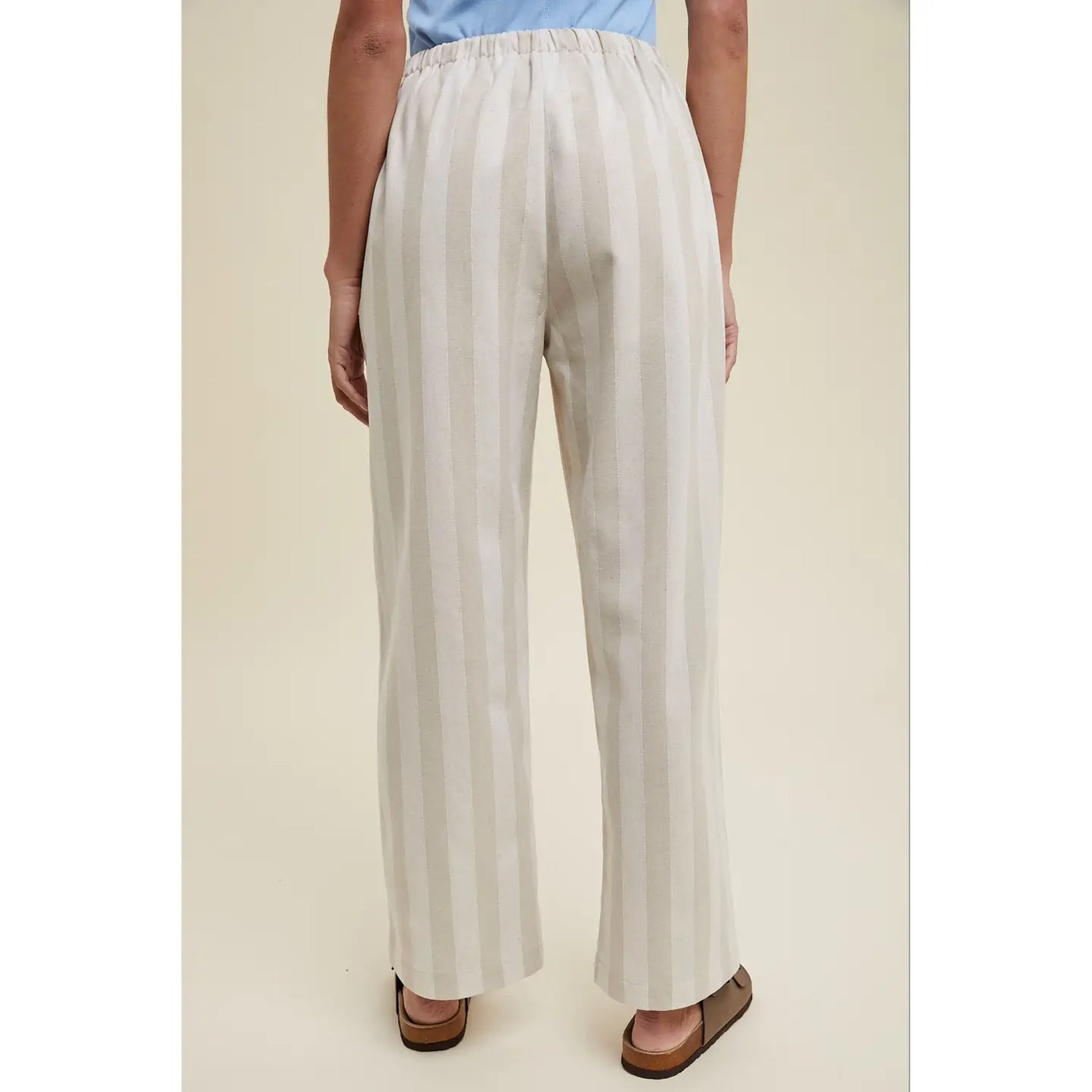Emi Striped Linen Pants