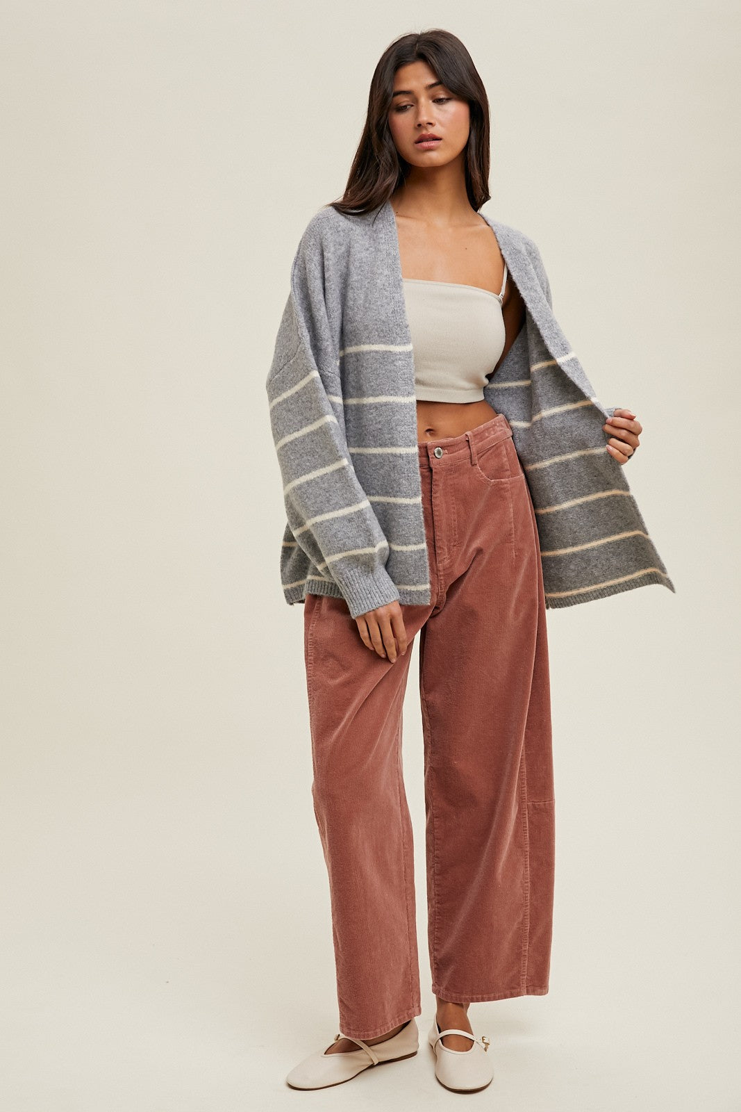 Emerson Wide Leg Corduroy Bottoms