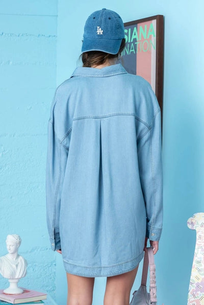 Lindsay Denim Shirt Dress