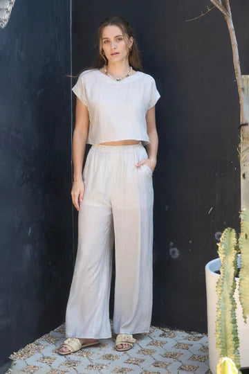 Faye Striped Top and Pant Set