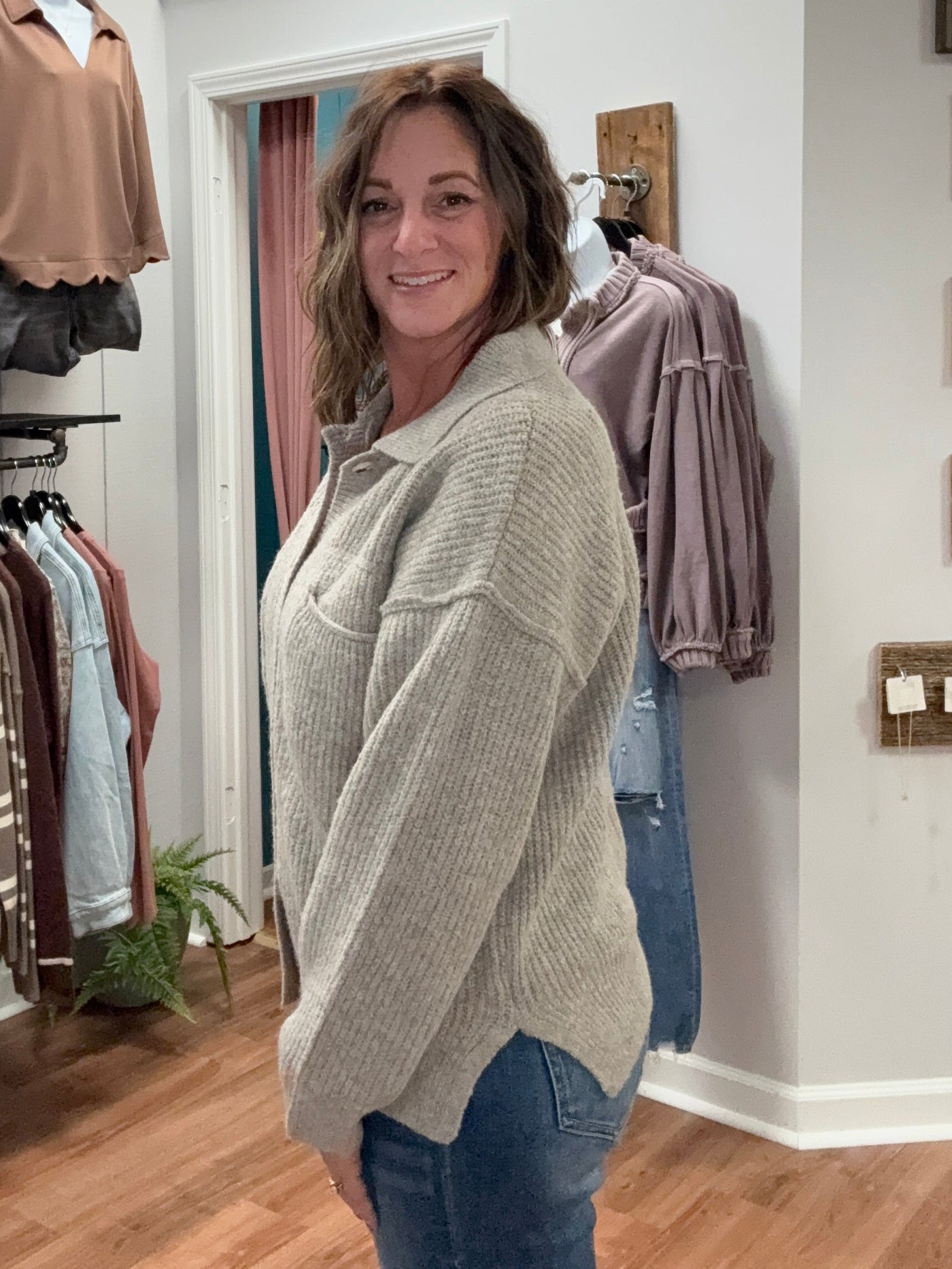 Carrigan Button Up Jacket Cardigan