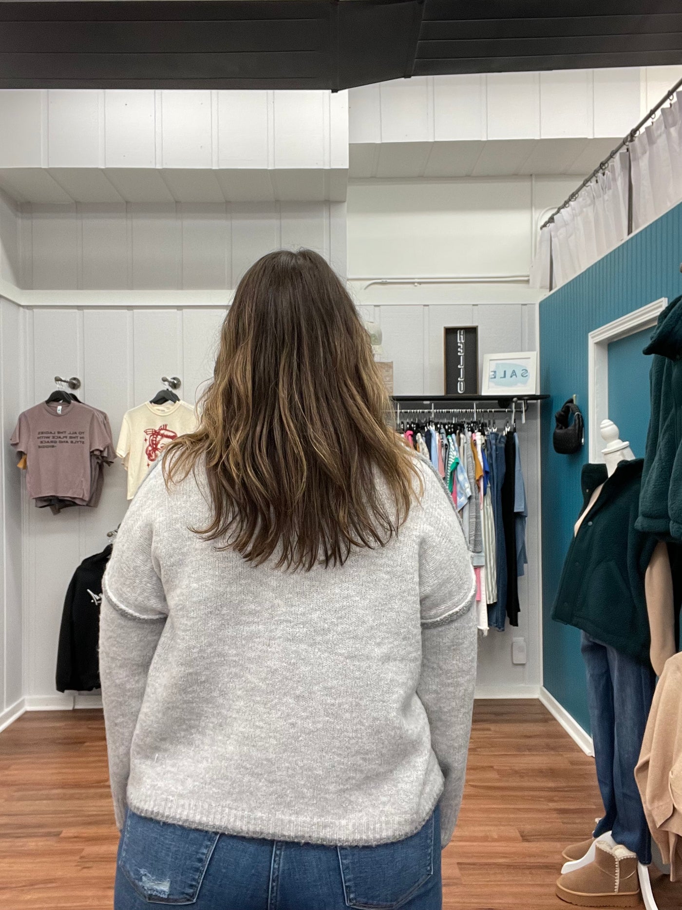 Janelle Crewneck Pullover Sweater