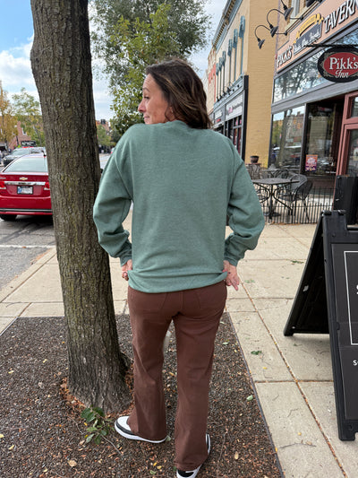 Valparaiso Retro Stack Crewneck Sweatshirt