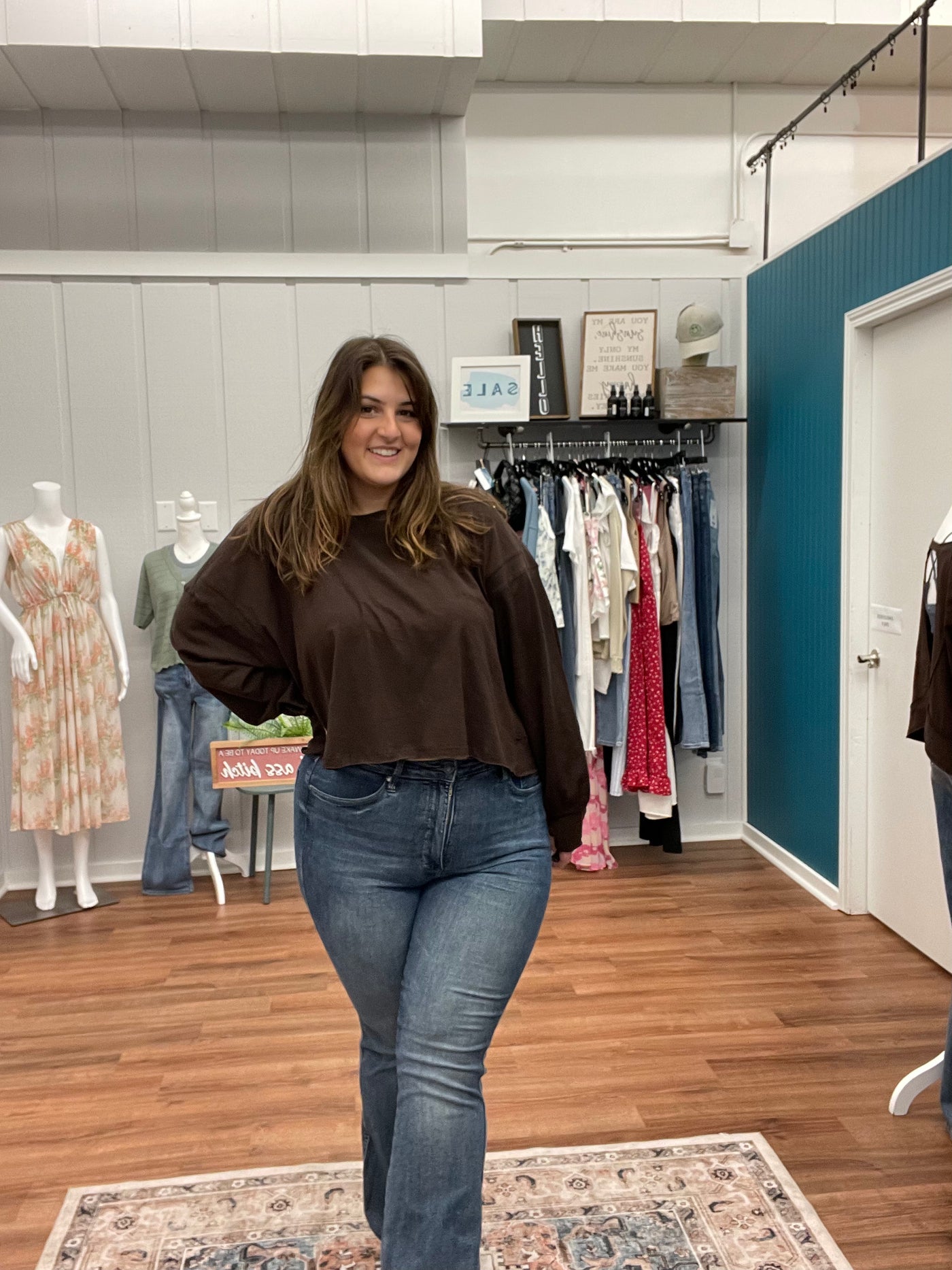 Ellis Open Back Slub Long Sleeve