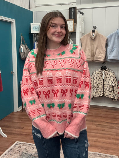 Holiday All The Way Crewneck Sweater