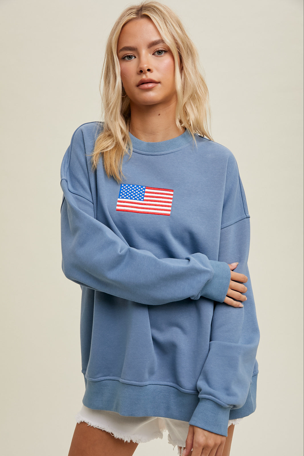 Flag Oversized Sweatshirt