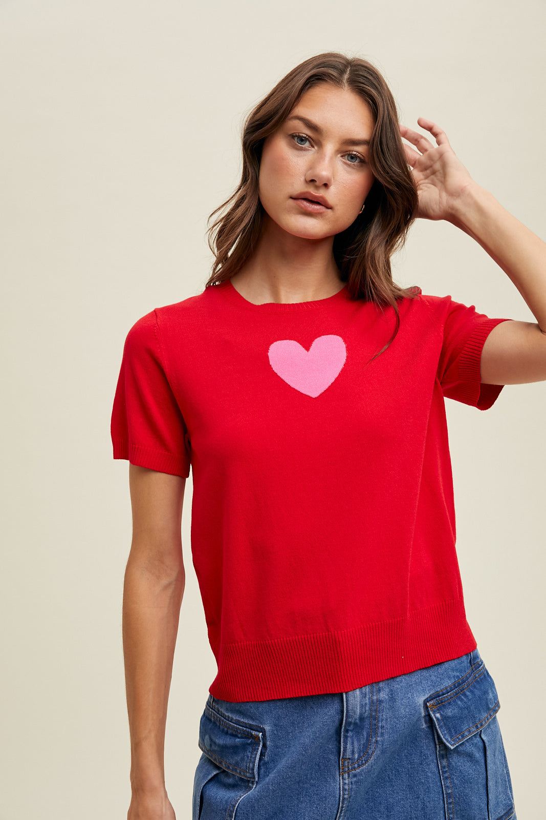 All My Love Short Sleeve Sweater