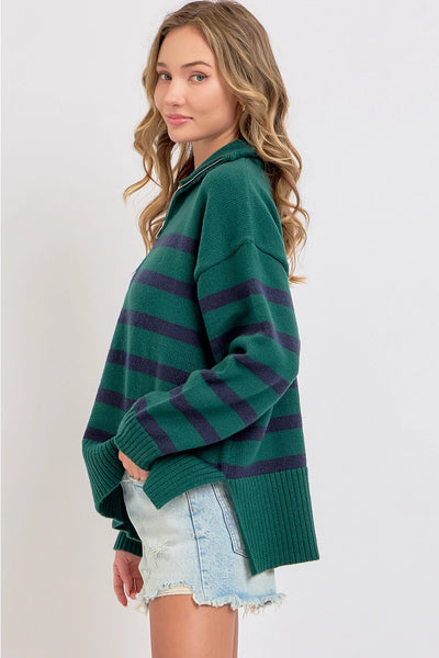 Everly Essential Half Zip Sweater