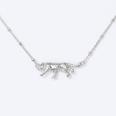 Tiger Figurine Pendant Necklace