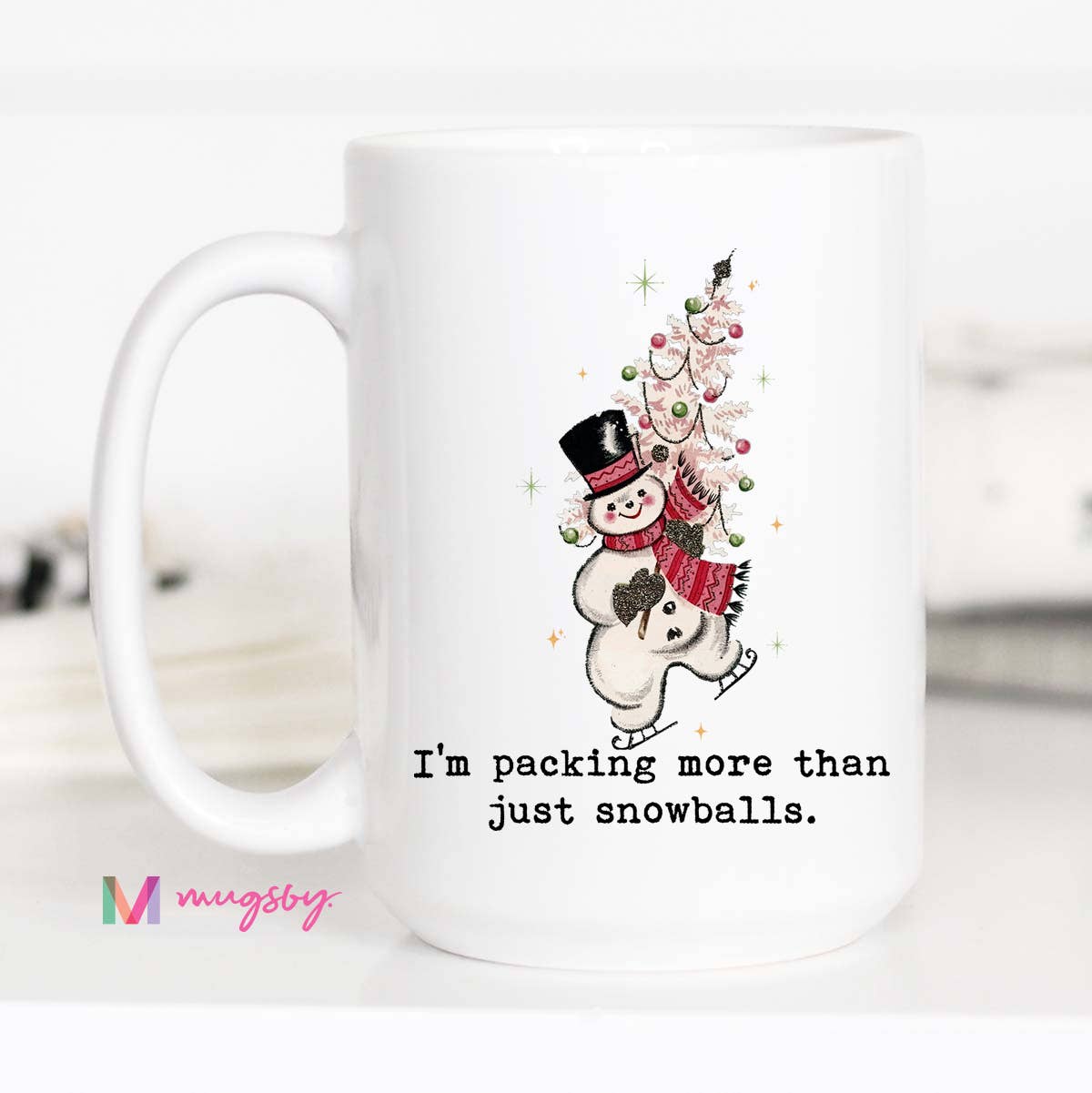 I'm Packing Snowballs Funny Mug