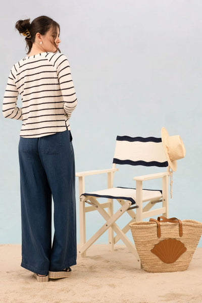Gabriel Eyelet Sweater Top