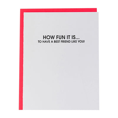 LOL Cheese Letterpress Greeting Cards