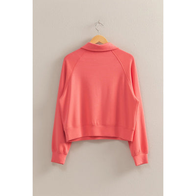 Carlene Scuba Half Zip Sweatshirt