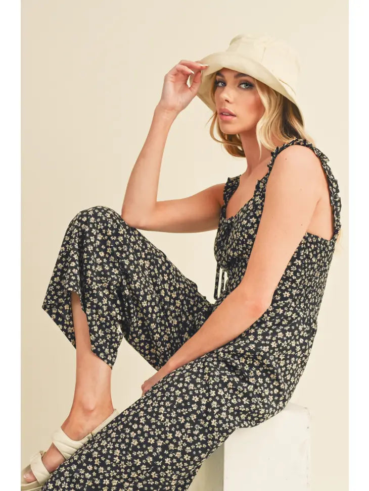 Brandee Floral Print Jumpsuit
